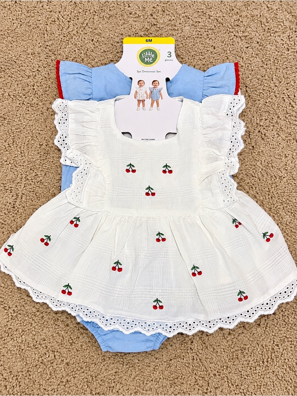 Little Me 2 Piece Baby Girl Outfit – Size 6M
